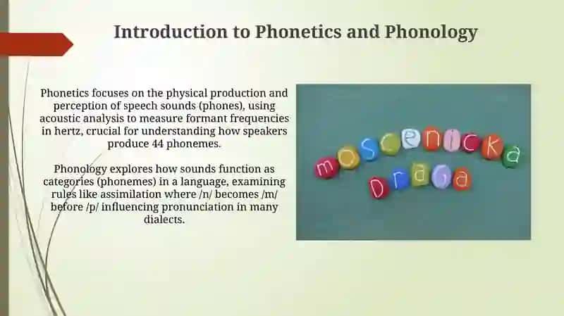 Classifications of Consonants and Vowels 3
