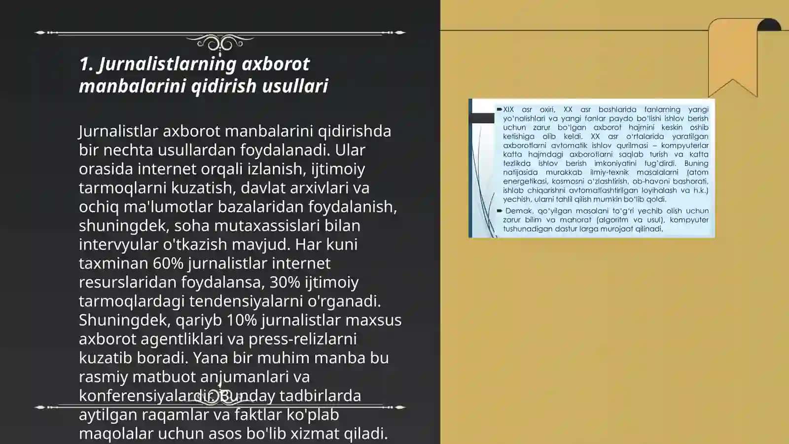 Jurnalist va uning axborot manbalari 3