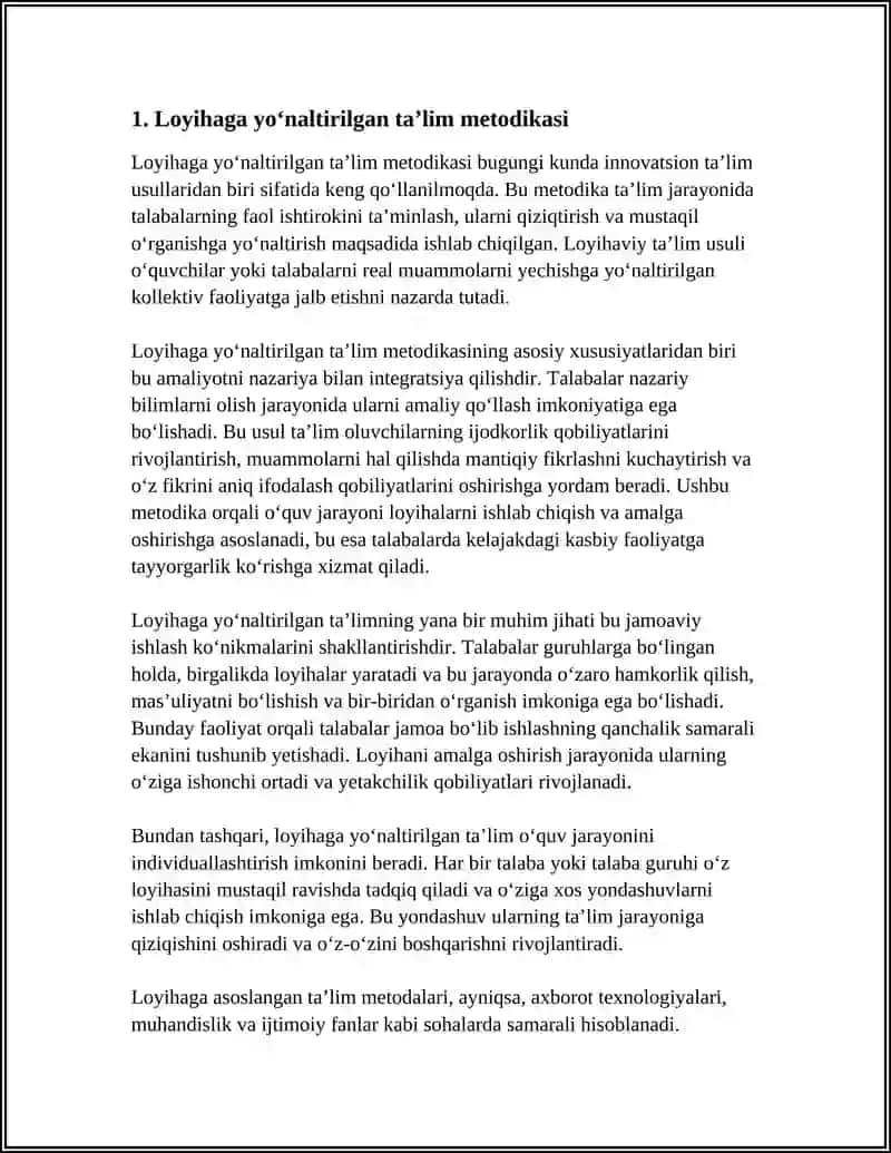 TALIMDA INNOVATION METODLAR 3