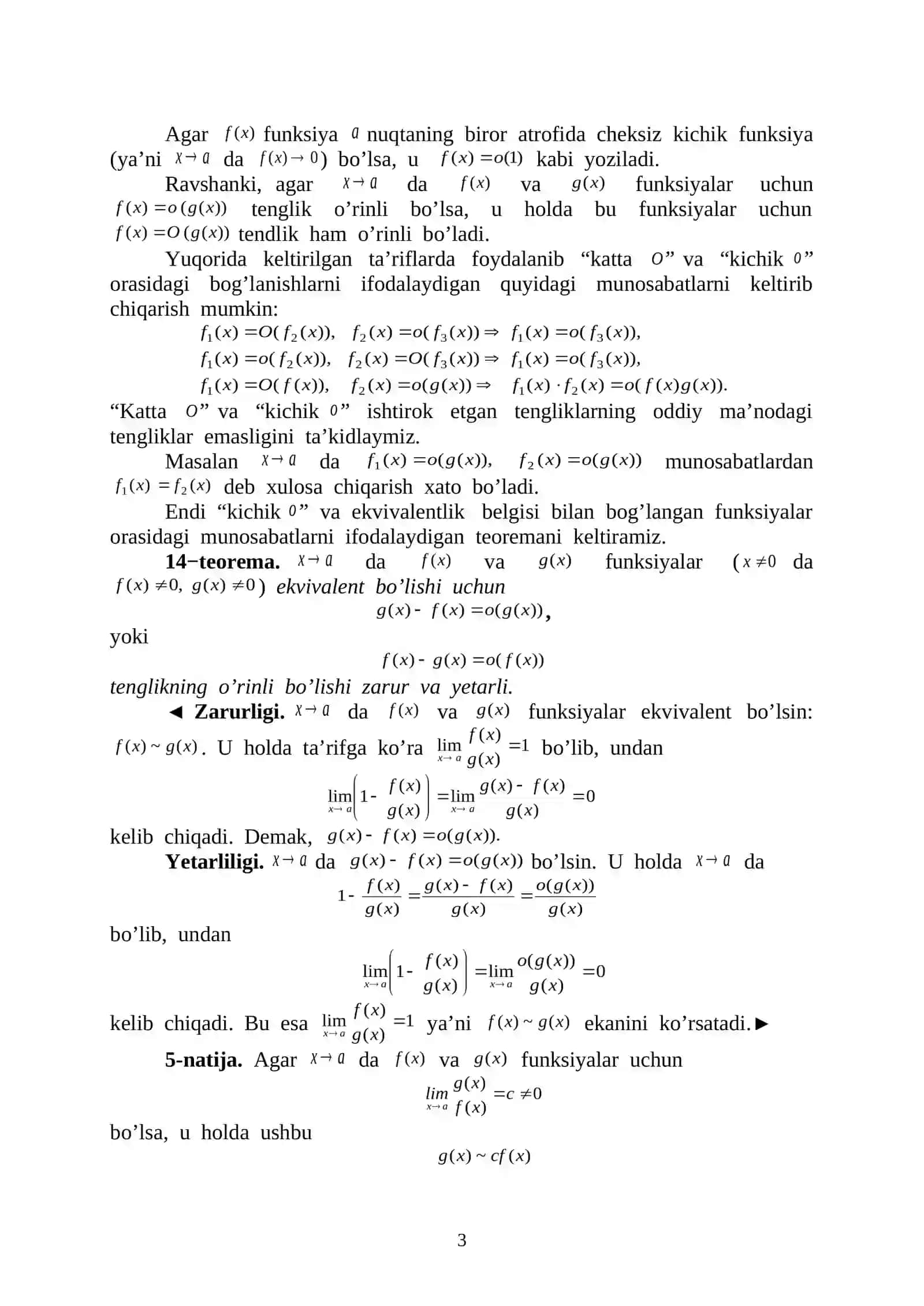 Chegaralanish (O(qiyinlik)) 3