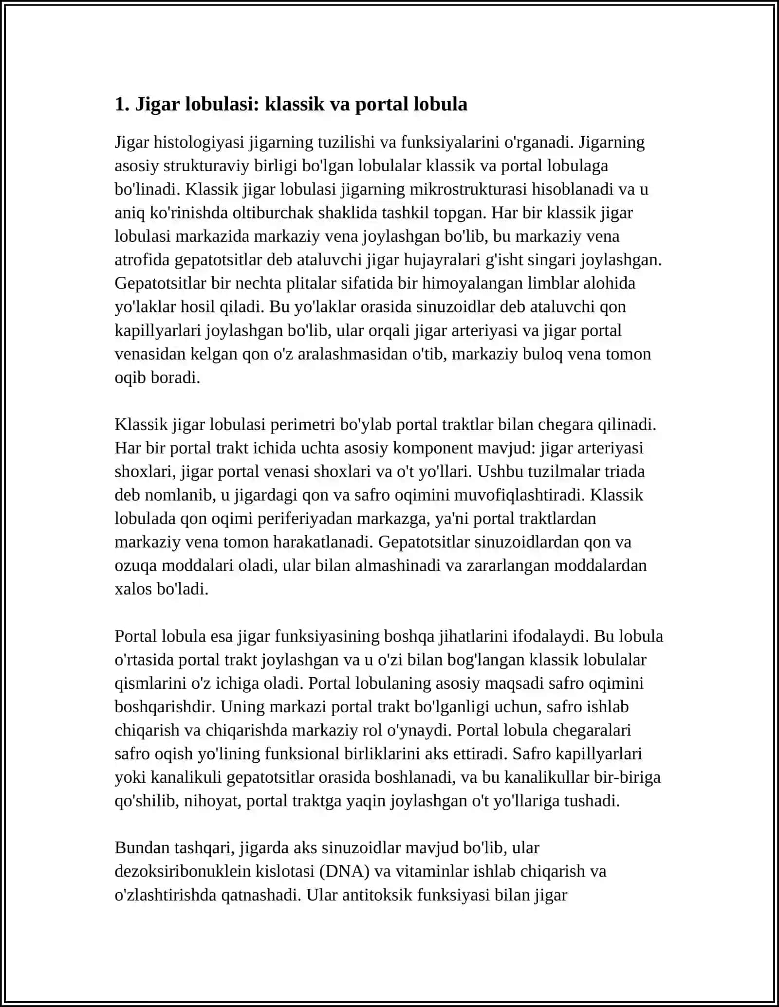 GISTALOGIYADAN JIGAR VA YORDAMCHI HAZM BEZLARI 3