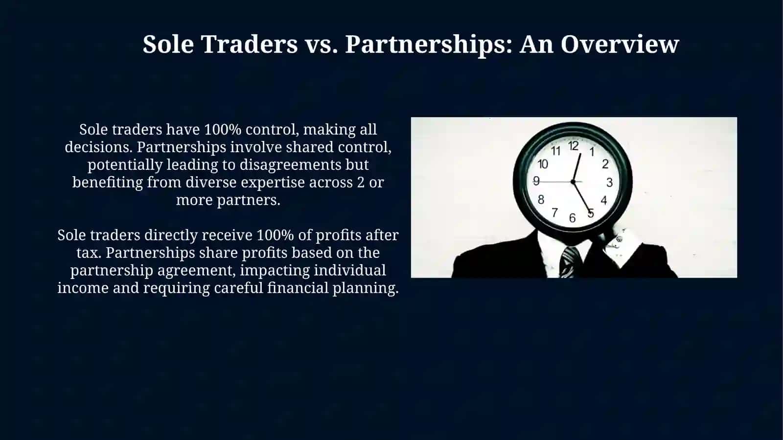 Sole Traders & Partnerships: An Overview 3