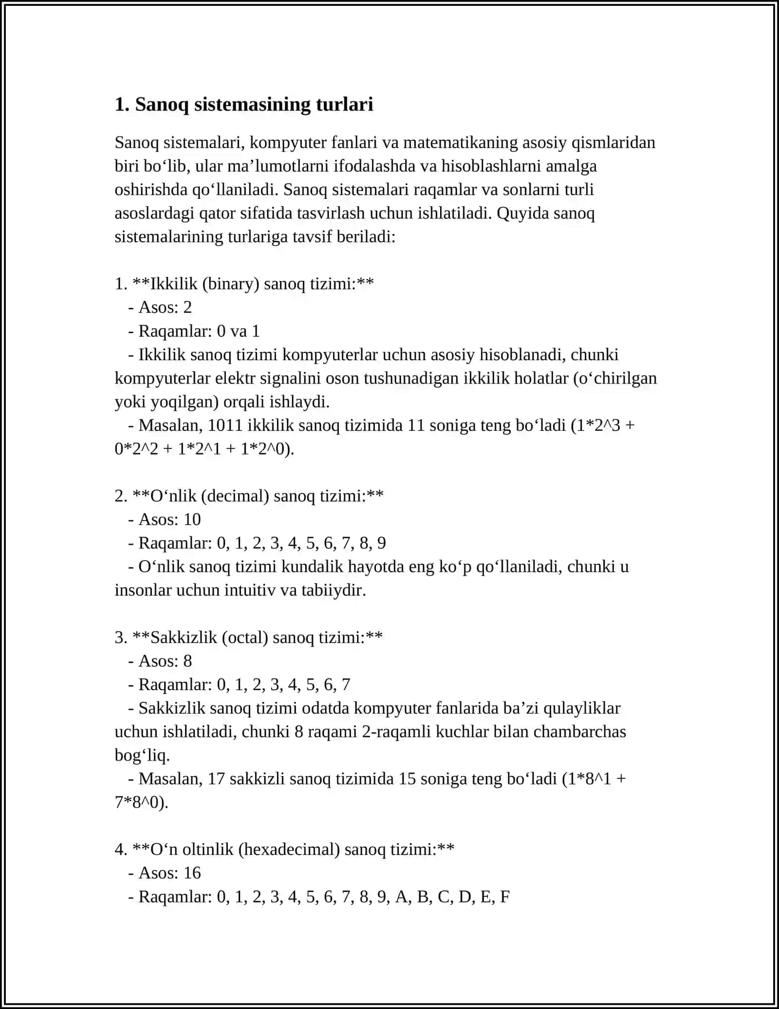 SANOQ SISTEMASI 3