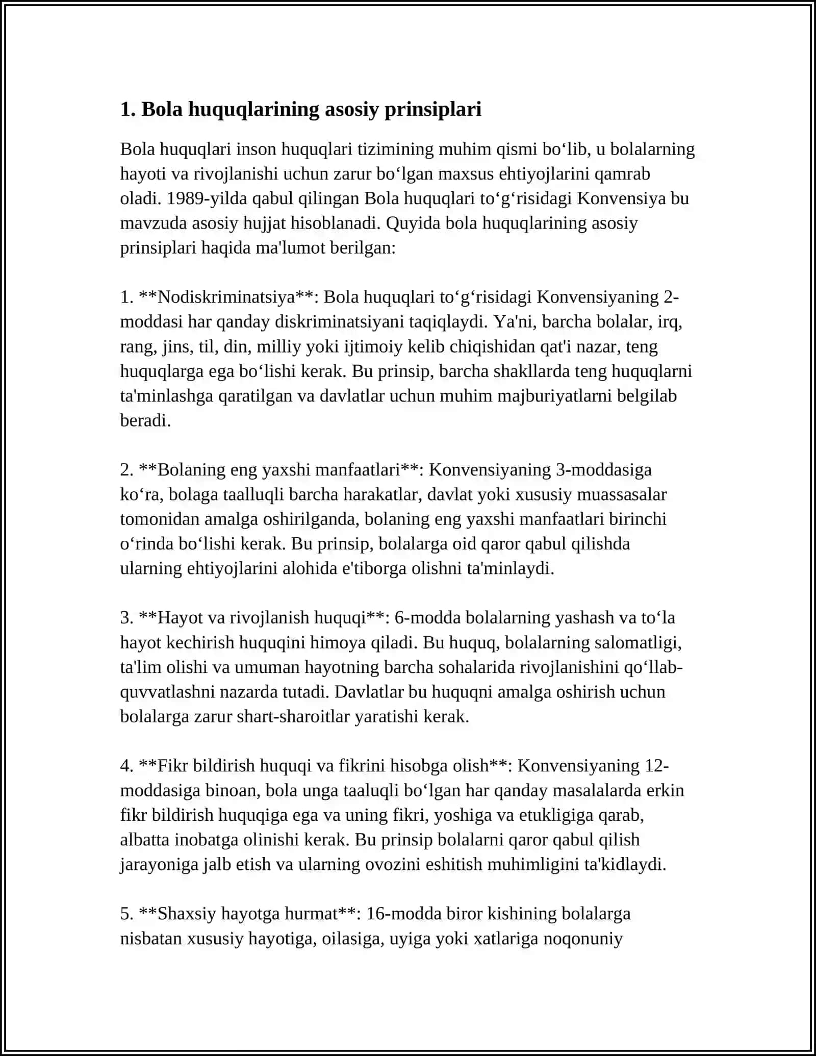 BOLA XUQUQLARI TO'G'RISIDAGI QONUN 3