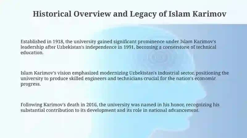 Tashkent state technical university named after I.A.Karimov 3