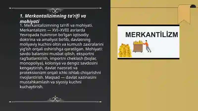 Merkantalizim 3