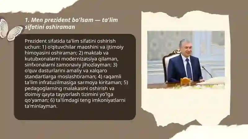 Men prezident bo'lsam 3