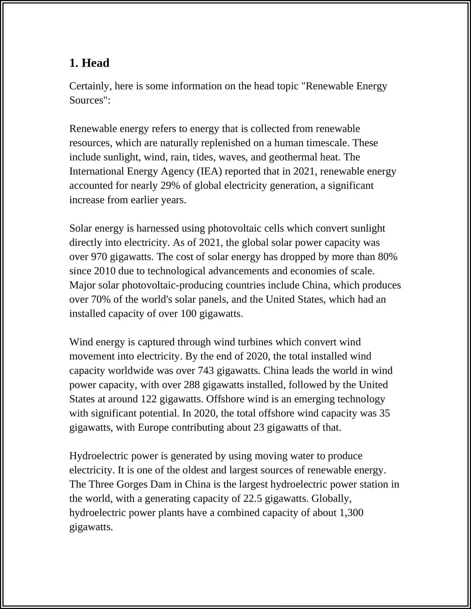 Renewablе Energy Sources 3