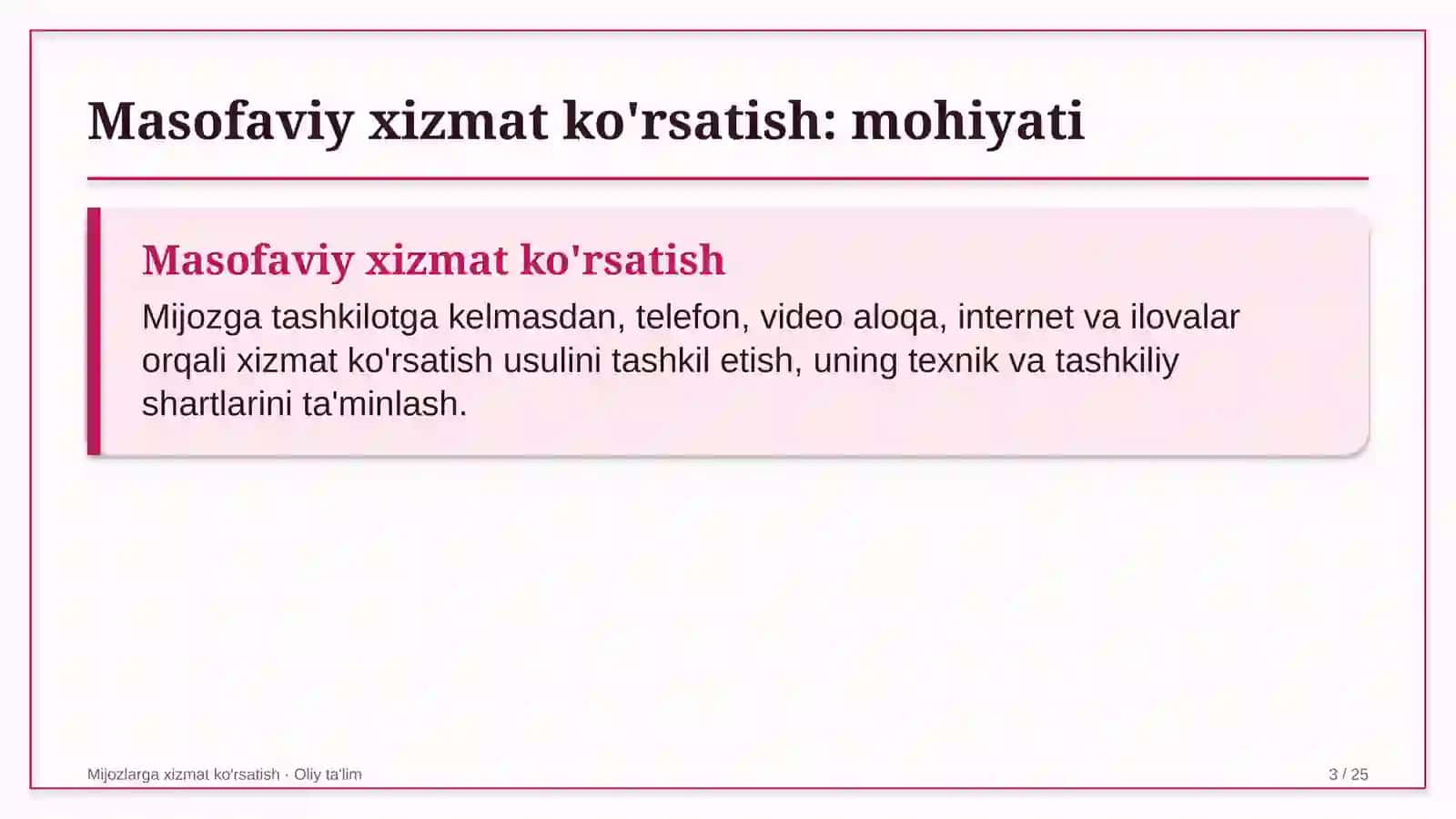repetitorlik faoliyatida masofaviy xizmat ko'rsatishni yo'lga qo'yish 9787 3