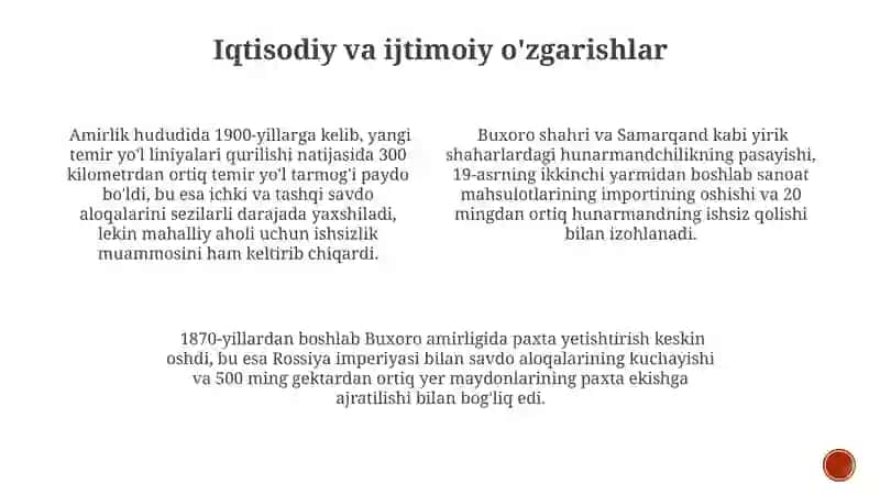 Iqtisodiy va ijtimoiy o'zgarishlar 3
