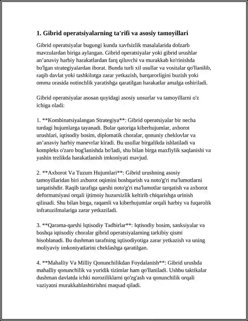 Gibrid Operatsiyalar 3