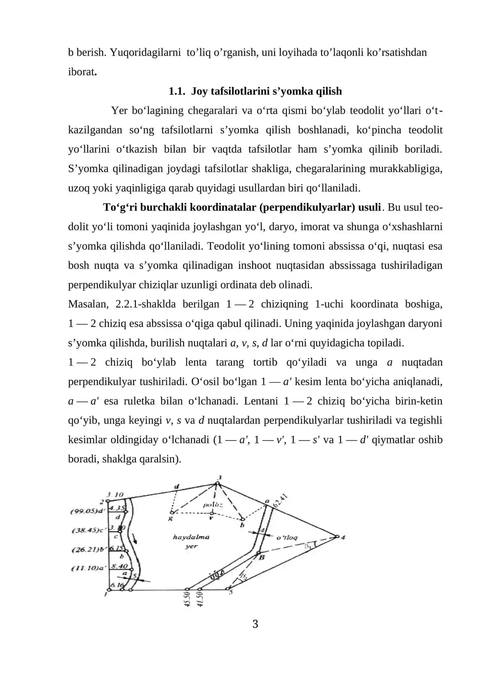 Teodolit syomkasi mohiyati 3