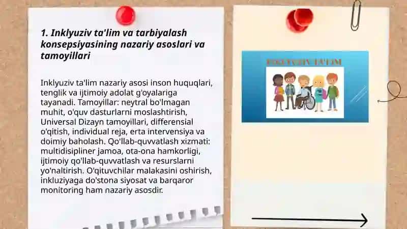 Inklyuziv ta'lim va tarbiyalash konsepsiyasi 3