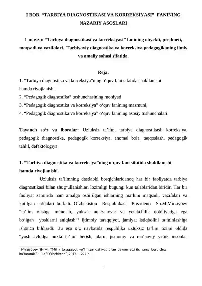 TARBIYA DIAGNOSTIKASI VA KORREKSIYASI 3