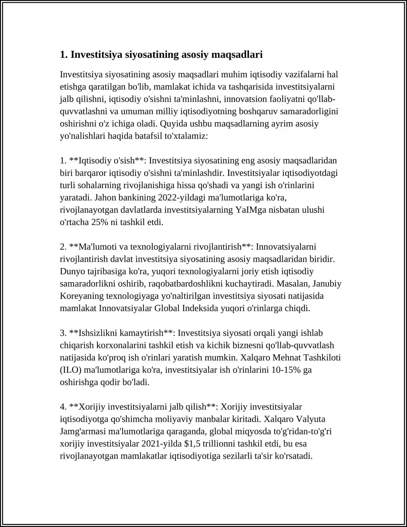 DAVLATNING INVESTITSIYA SIYOSATI 3