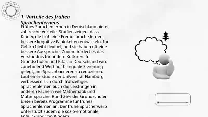 Früheres Fremdsprachenlernen. Ja oder nein 3