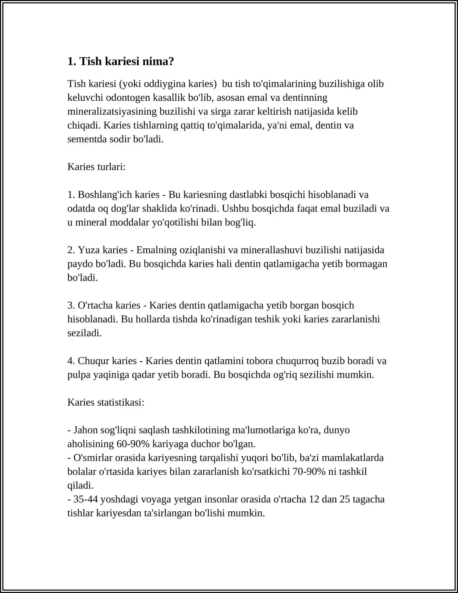 TISH KARESI KASALIGI VA DAVOLASH USULAR 3