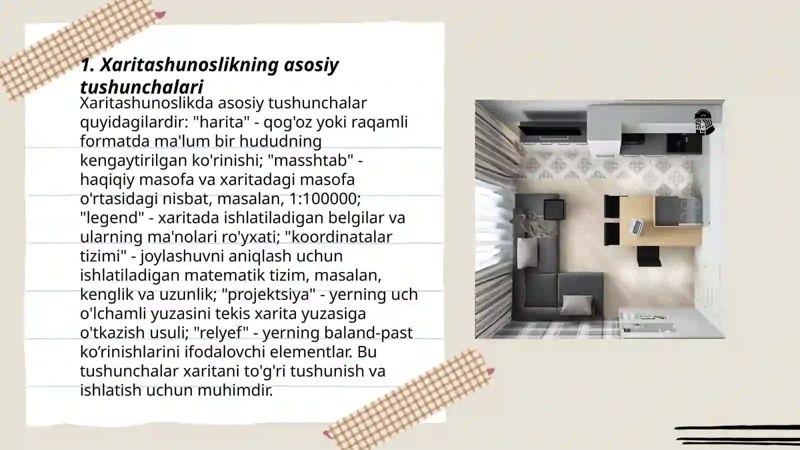 Xaritashunoslikning asosiy tushunchalari 3