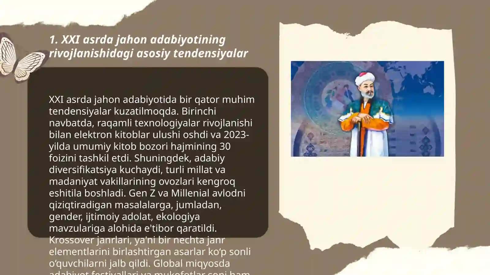 XXI asr jahon adabiyoti muammolari 3