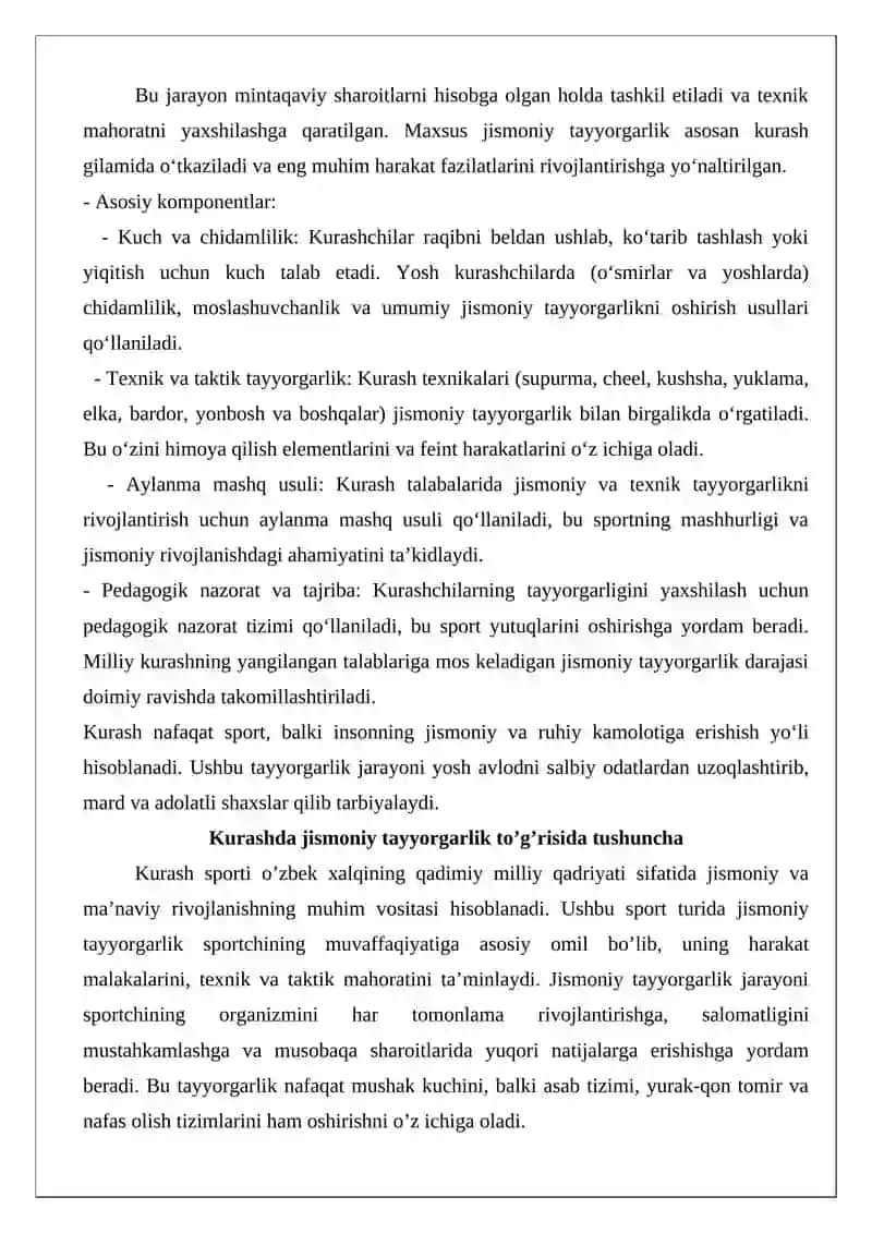 Jismoniy tayyorgarlik va kurash 3