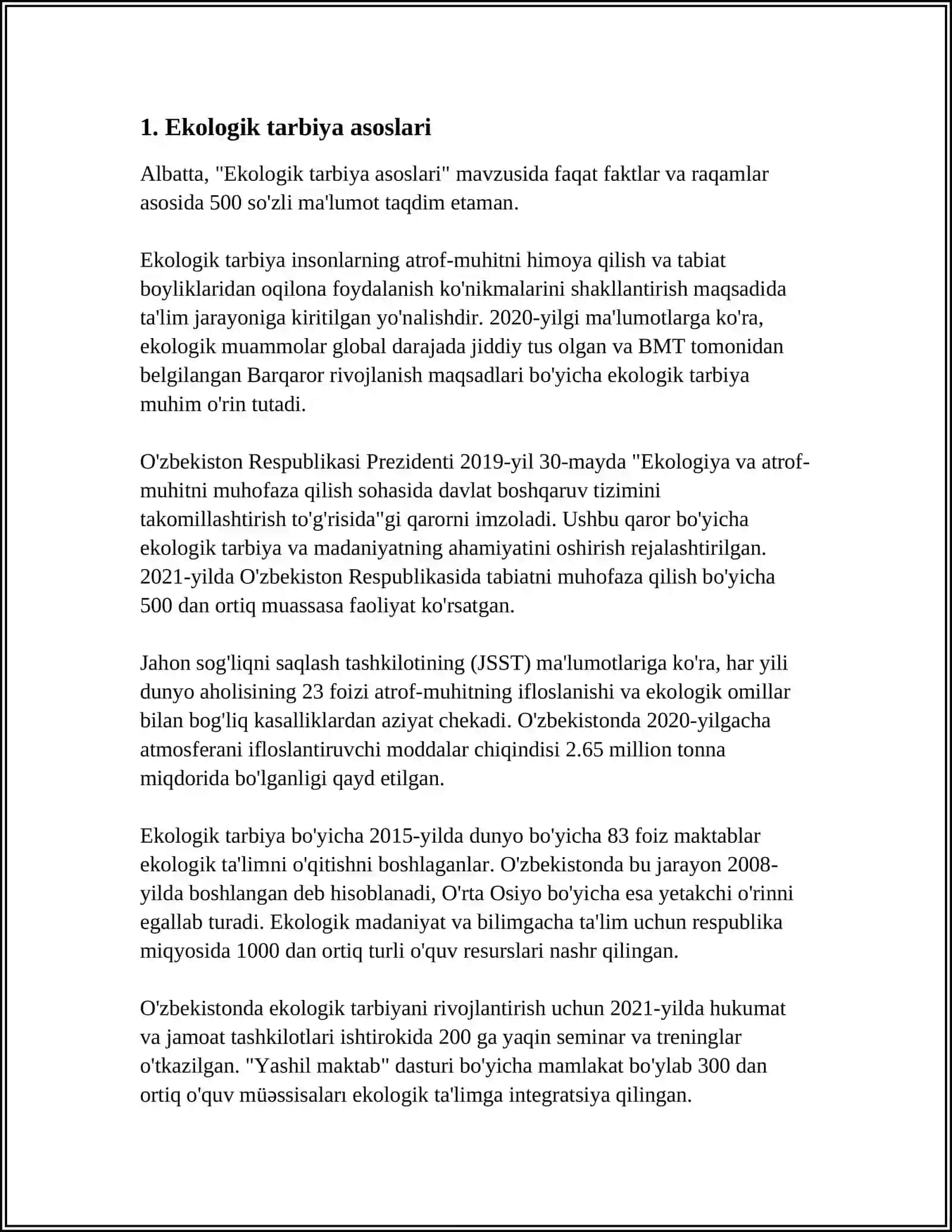 Ekologik Tarbiya Asoslari 3