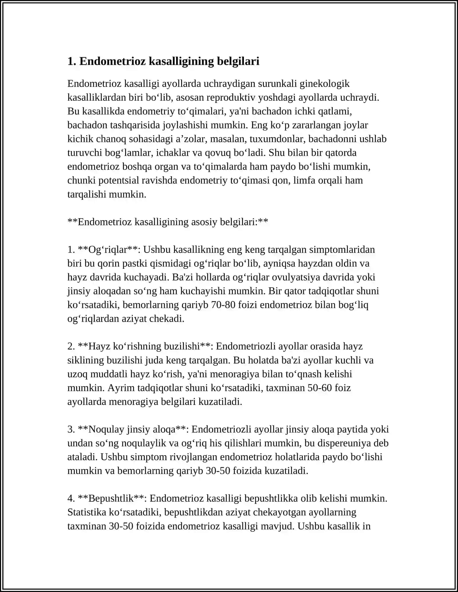 ENDOMETRIOZ KASALLIGI 3