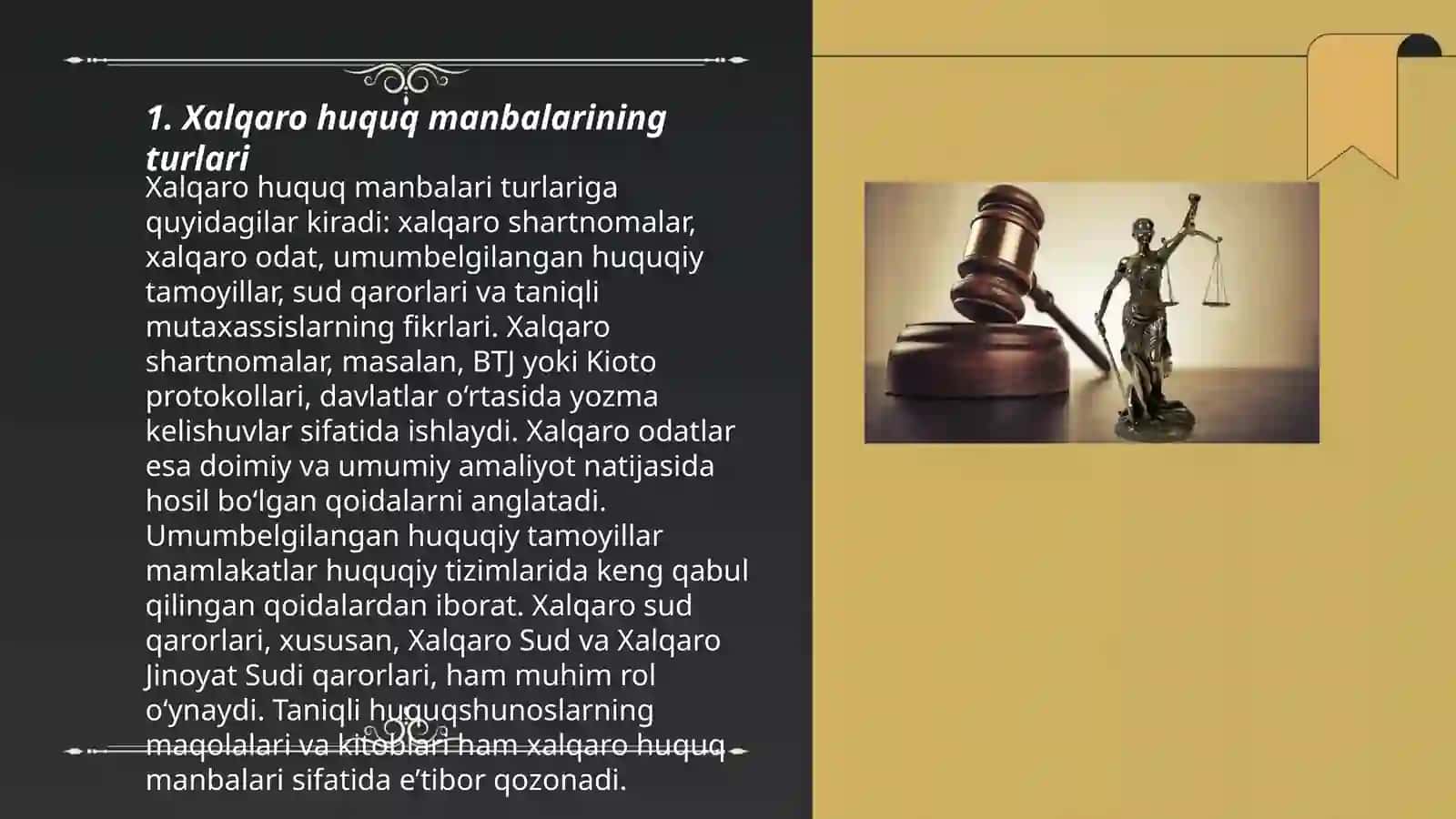 Xalqaro huquq manbalari 3