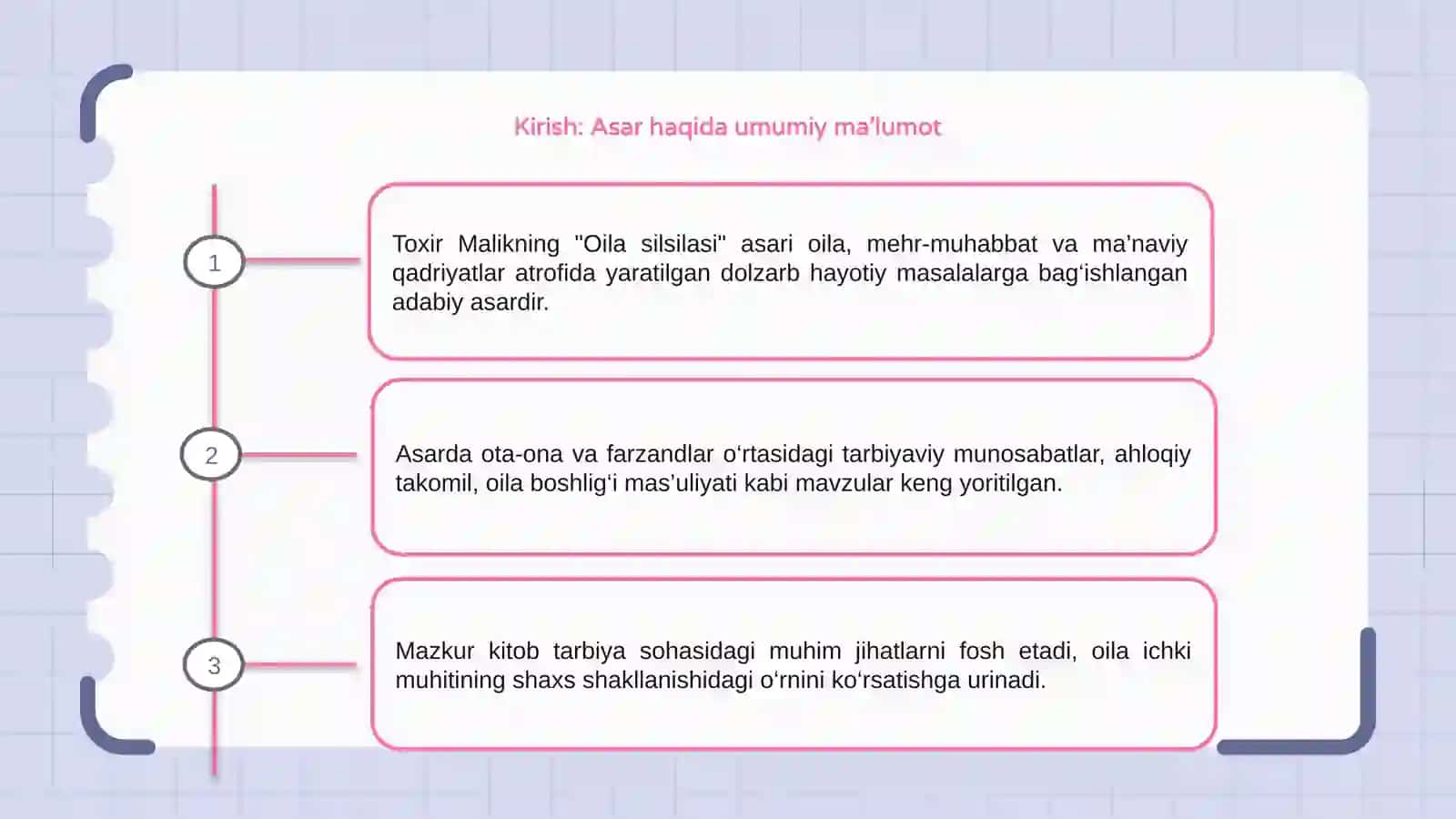 Oila silsilasi 3