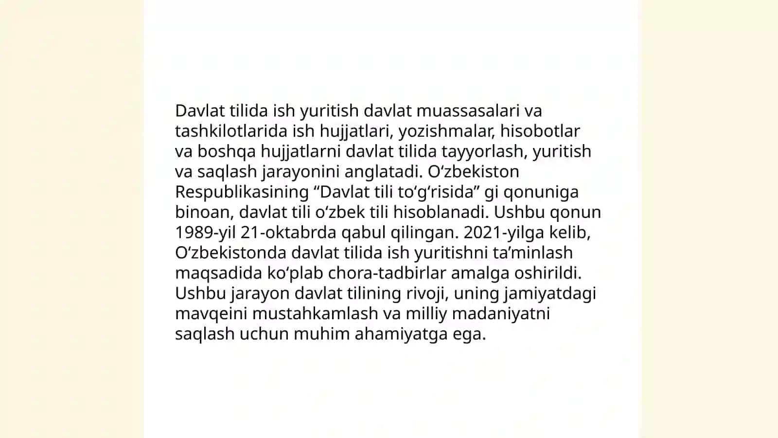 Davlat tilida ish yuritishning mazmuni 3