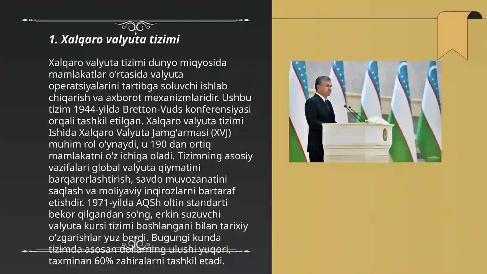 Xalqaro Valyuta Tizimi 3