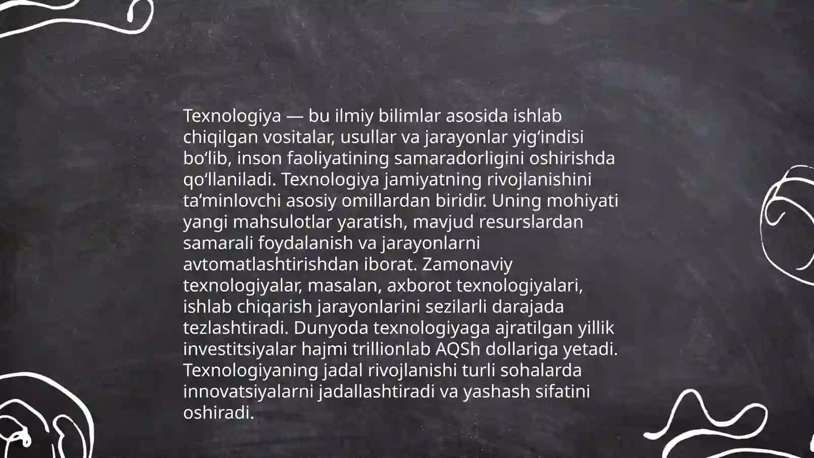 Texnologiya va uni oʻqitish metodikasi 3