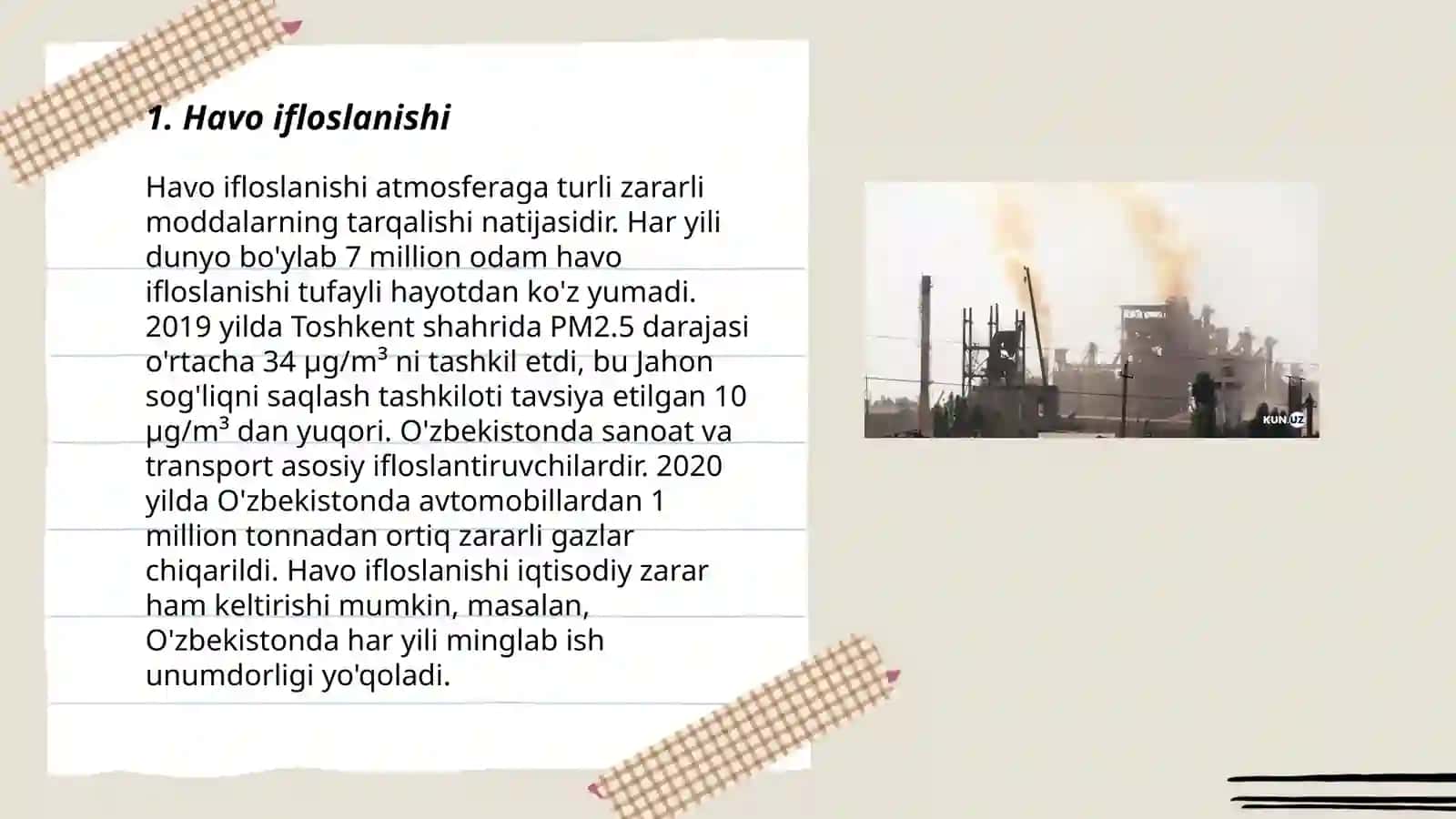 Shaharlar muhitini iflolanishi 3