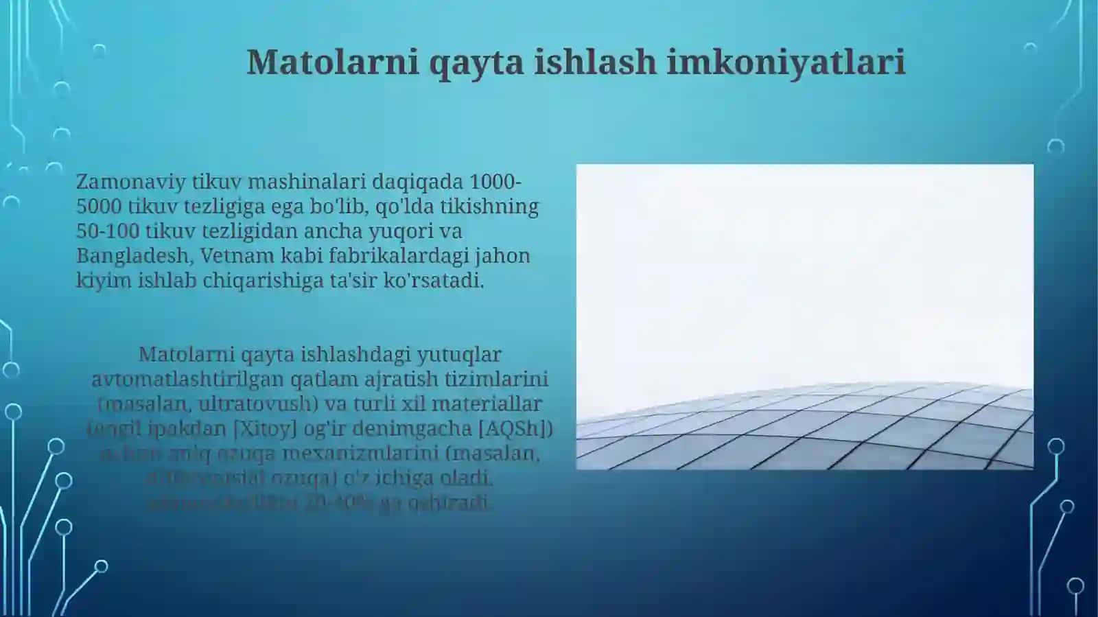 Zamonaviy tikuv mashinalarining ish unumdorligi 3