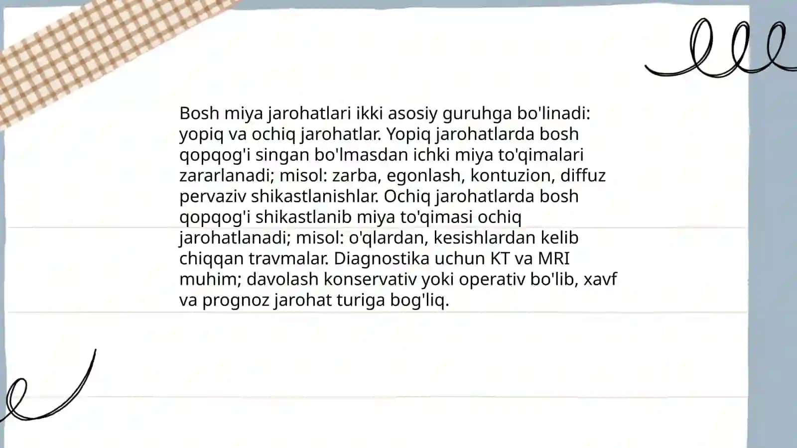 Bosh miya jarohatlari 3