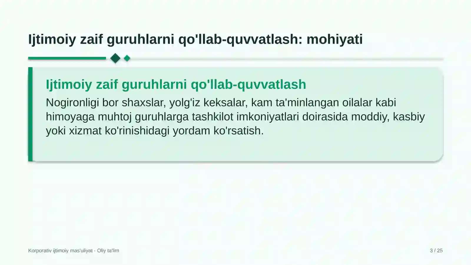 maktabgacha ta'lim tashkilotlarida ijtimoiy zaif guruhlarni qo'llab quvvatlash 8715 3