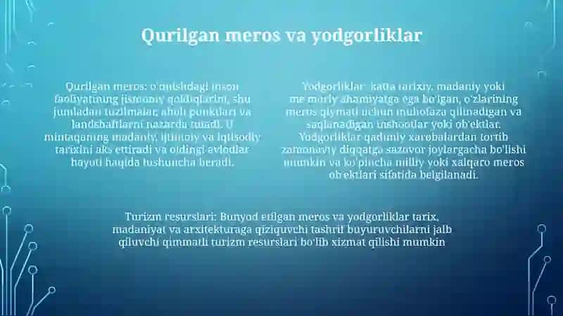 Turizm Sohasini Resurslari 3