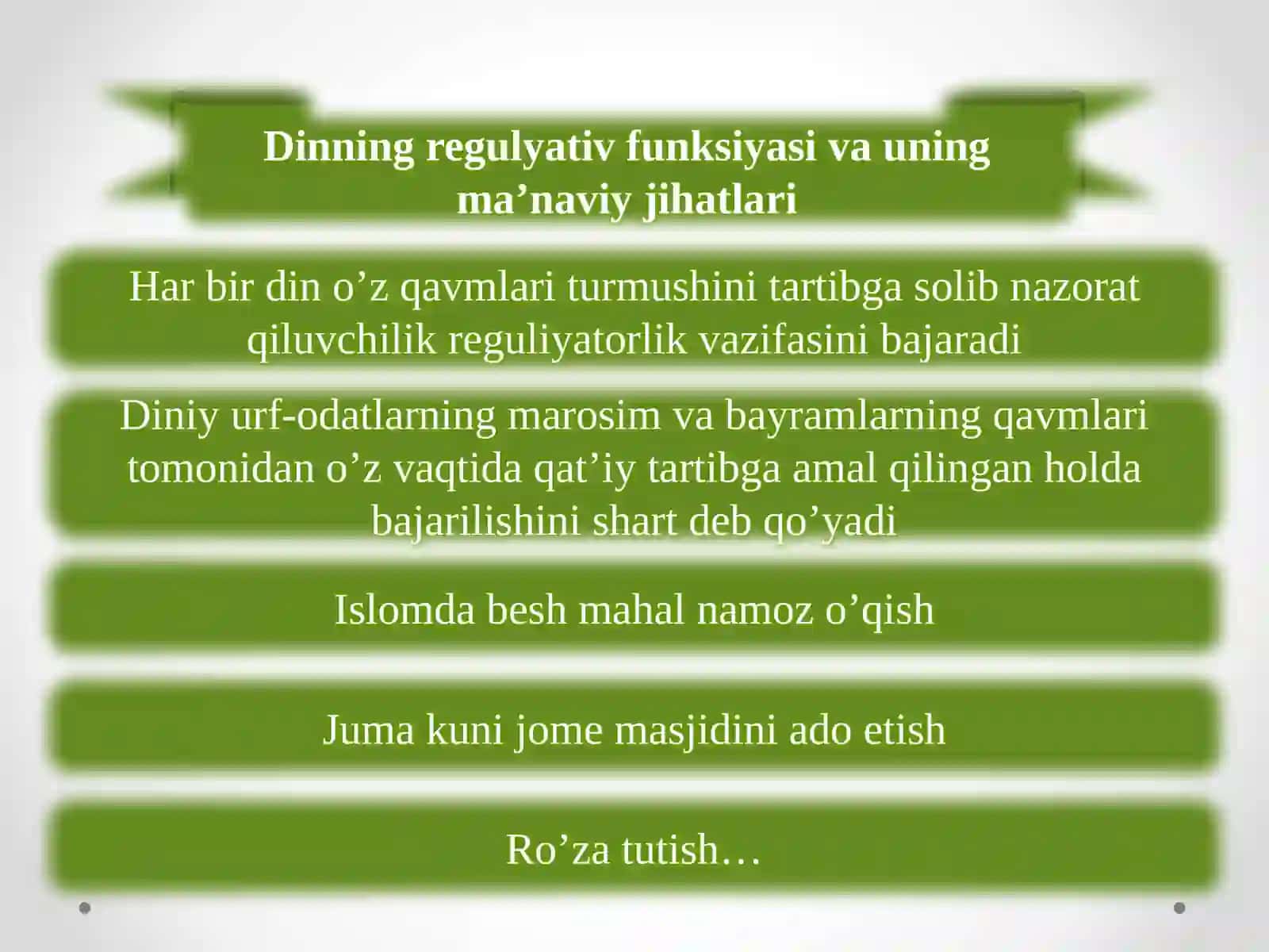 DIN VA MA’NAVIYAT 3