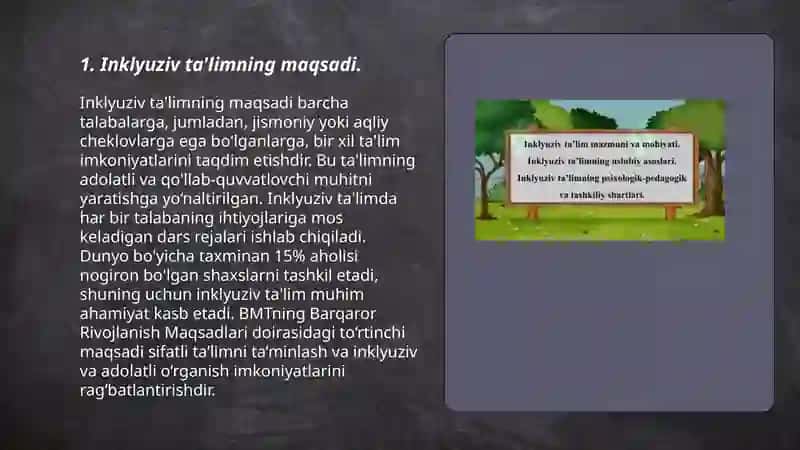 Inklyuziv ta'lim, gospital pedagogika kursi 3