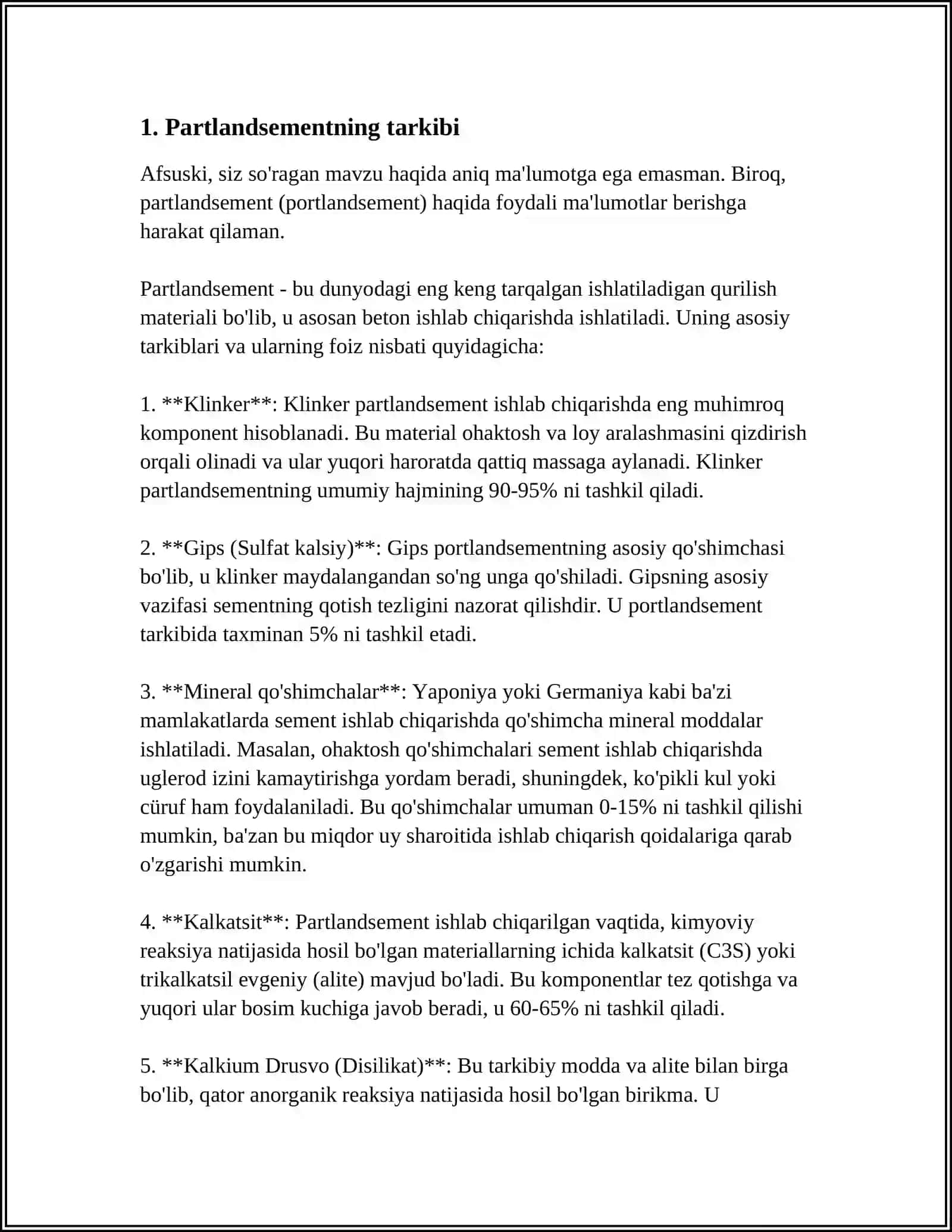 PARTLANDSEMENTNING GOST TALABLARI 3