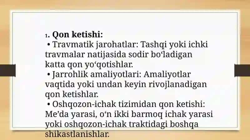 Gipovolemiya qonaylanishi 3