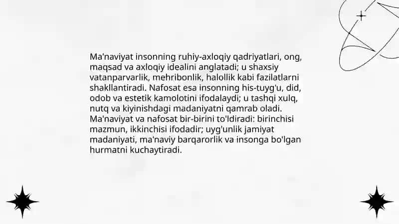 Ma'naviyat va nafosat 3