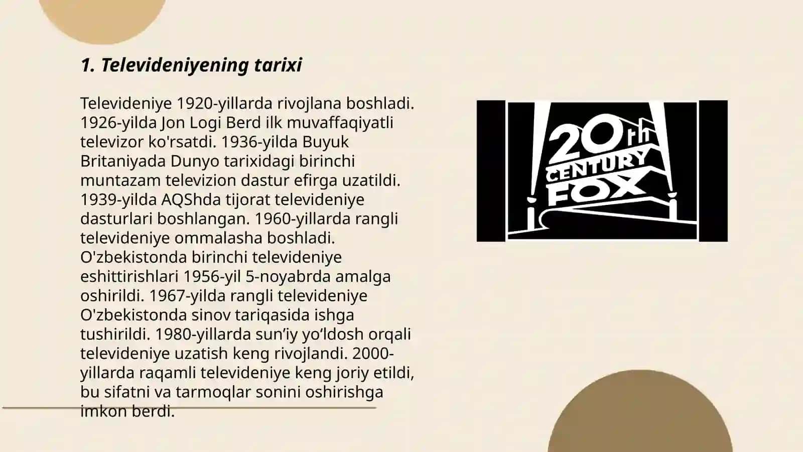 Televedeniya-koʻngilochar sanoat sifatida 3