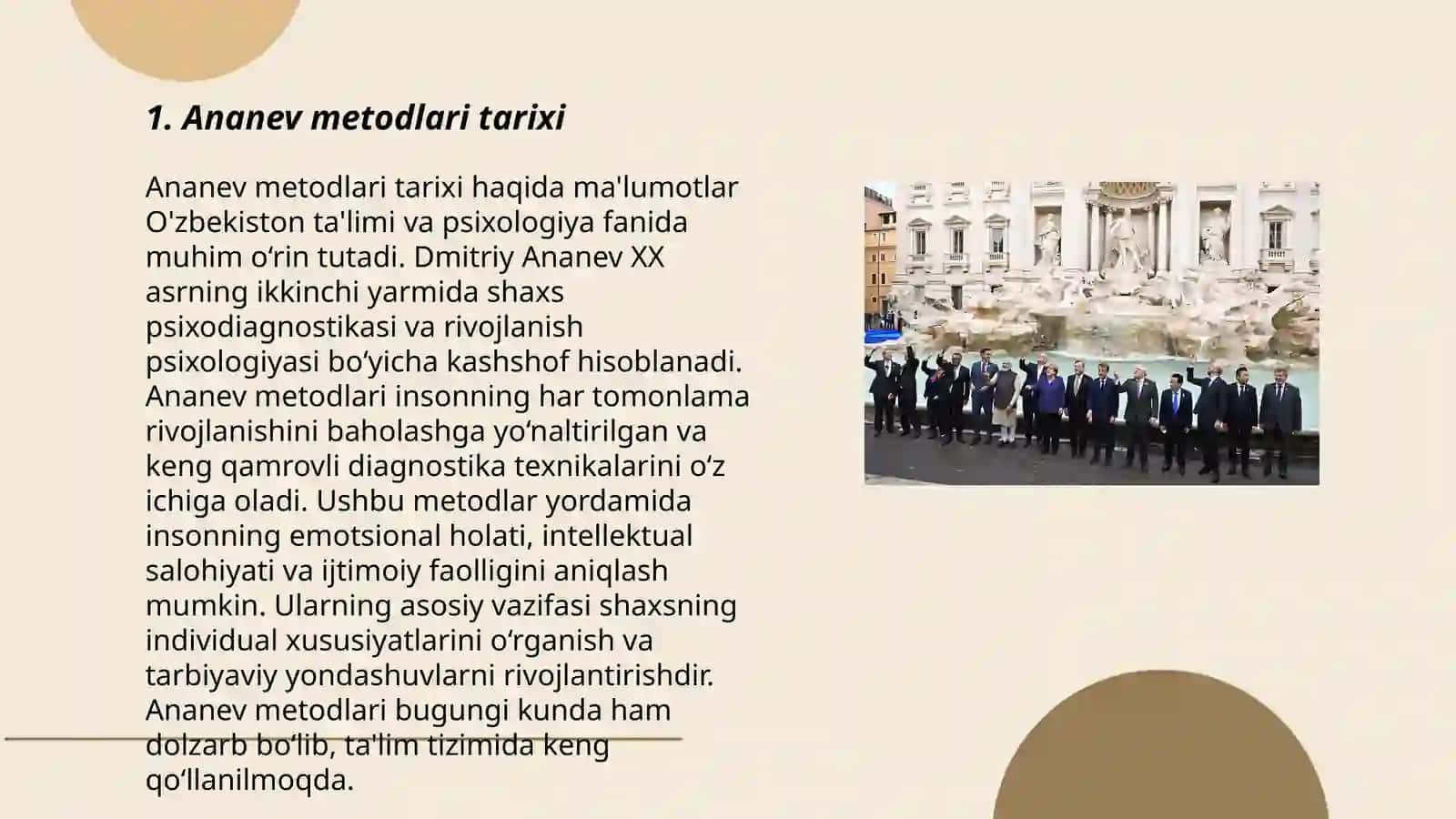 B.G. Ananevning metodlar klasifikatsiyasi 3