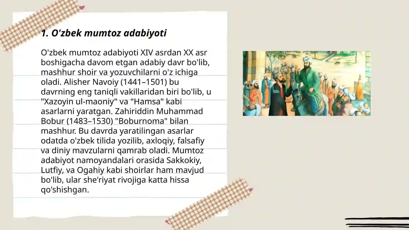 O'zbek mumtoz adabiyoti 3