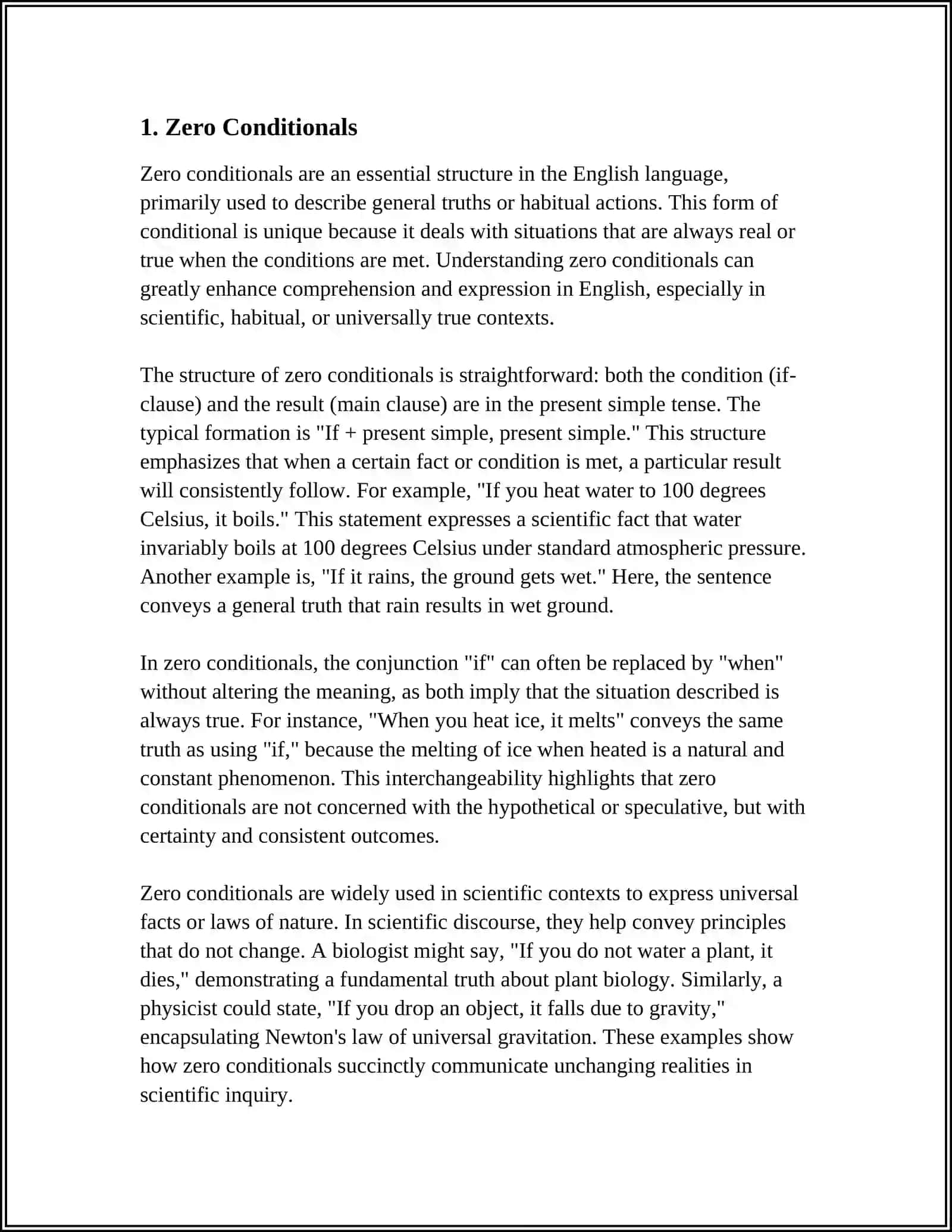 CONDITIONALS ALL TYPES 3