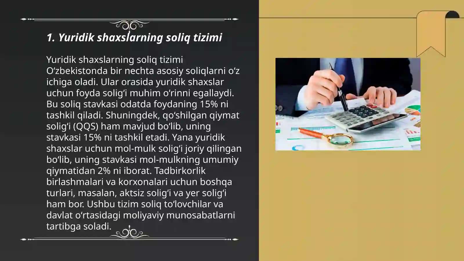 Yuridik shaxslarning jami daromadlari 3