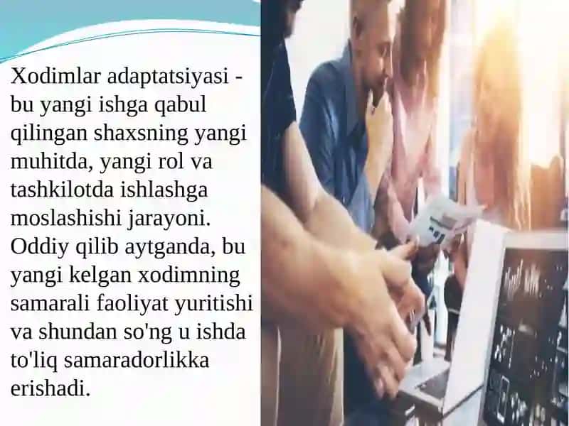 Xodimlar adaptatsiyasi 3