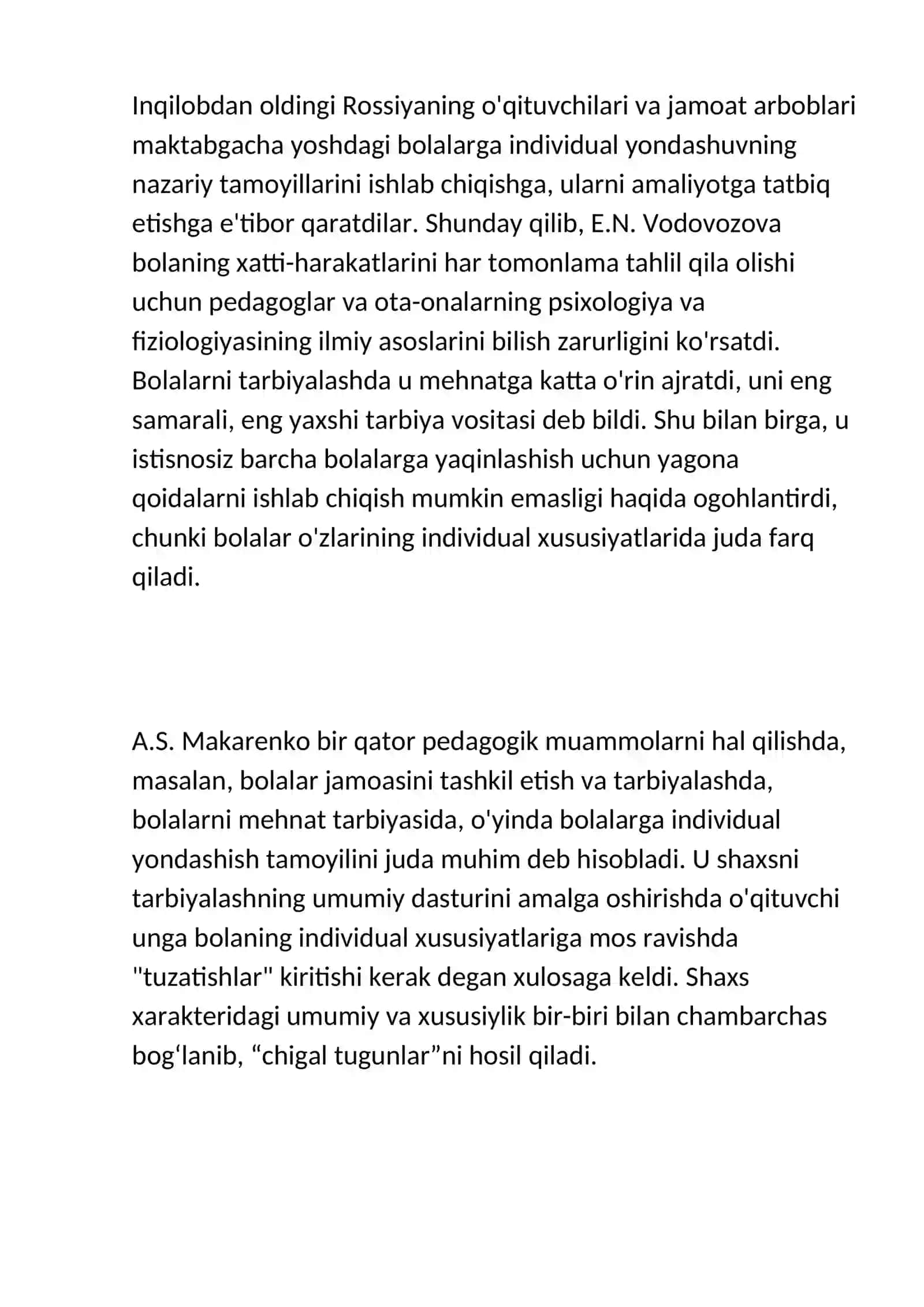 Tarbiyada individual yondashish muommosi 3