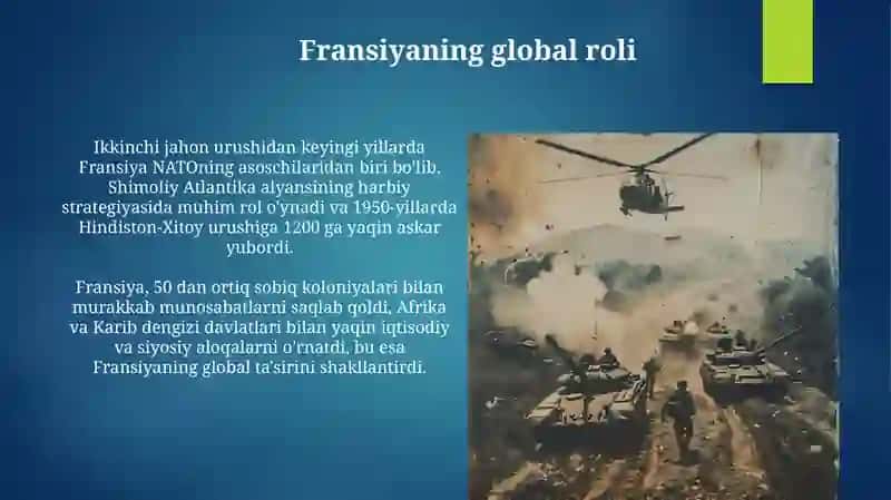 Fransiyaning global roli 3