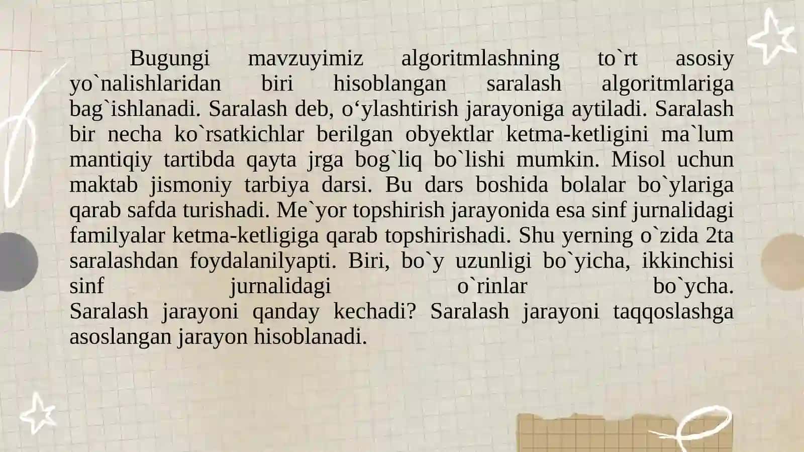 AMALIY MASHG‘ULOT- 3S 3